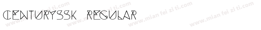 CenturySSK Regular字体转换